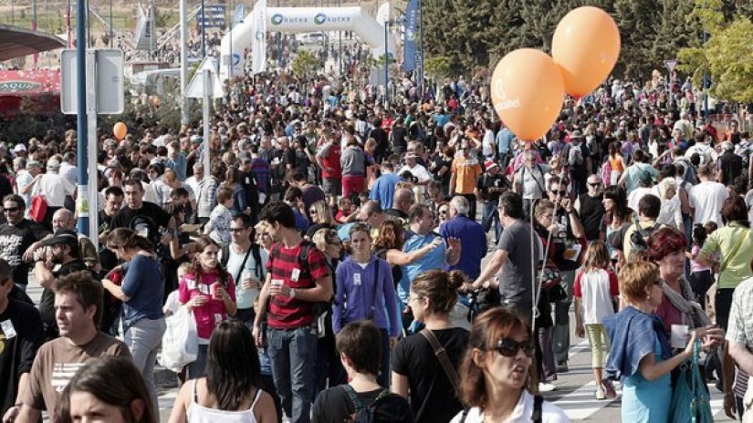 Thousands of people attended Nafarroa Oinez 2011 in Tafalla to showcase the Basque language, “cultural heritage”