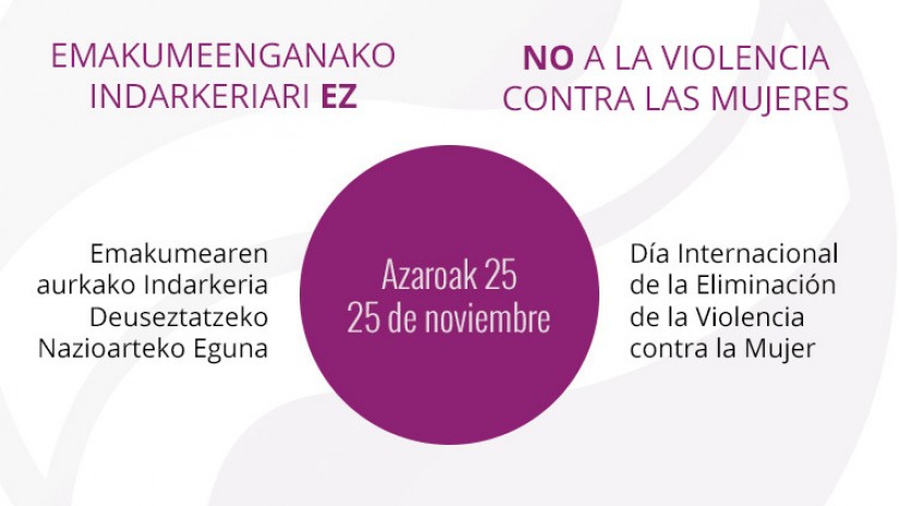 EAJ-PNV declaration to mark 25 November as International Day for the Elimination of Violence against Women