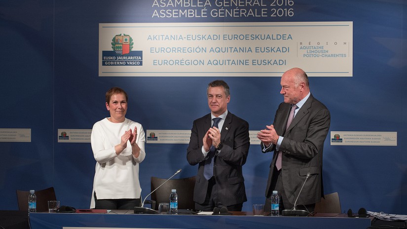 Aquitaine in the Basque Country approve the incorporation of Navarre into the Euro-region