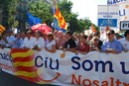 Manifestación a favor del Estatut